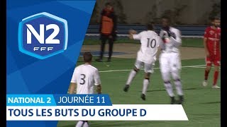 11ème journée  National 2D  Tous les buts [upl. by Yojenitsirk]