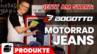 Premiere von Bogotto  praktische Motorradjeans mit Stil [upl. by Allevon482]