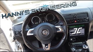 VW GOLF MK4 INSTRUMENTAL CLUSTER MODIFICATION  GOLF MK4 HANNIS ENGINEERING [upl. by Arised]