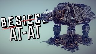 Besiege  Awesome Creations  ATAT XWing BB8 and More [upl. by Dleifyar]