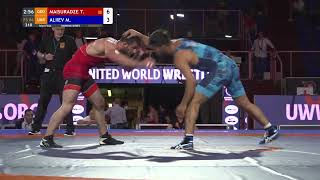 12 FS  86 kg T MAISURADZE GEO v M ALIIEV UKR [upl. by Asseret]