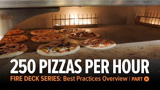 Rotation Strategy Up to 250 Pizzas Per Hour  Fire Deck Series Ovens Part 6 [upl. by Norra912]