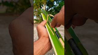 Propagation of new ideas with green bamboo slingsbamboo bambooart bamboocraft diy bamboo Aart [upl. by Asiel]