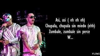 Paleta  Wisin y Yandel Ft Daddy Yankee Letra [upl. by Annazor]