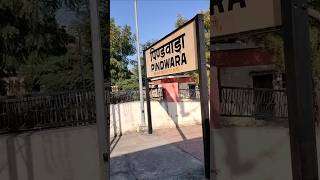 Pindwara railway station departure view onboard 14702 Aravali Express train [upl. by Ardnala585]