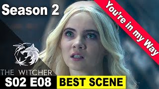 The Witcher Season 2 Episode 8  BEST SCENE  CIRI vs Geralt FIGHT [upl. by Bouchier]