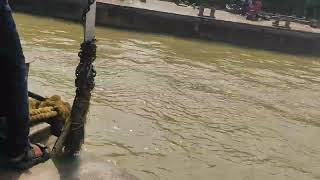 Travelling in a Boat from Howrah to Kolkata  Hooghly River West Bengal  Beautiful view from River [upl. by Nimzzaj]