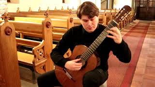 J S Bach  Sarabande BWV 1002  Patrik Kleemola guitar [upl. by Ahcsap]