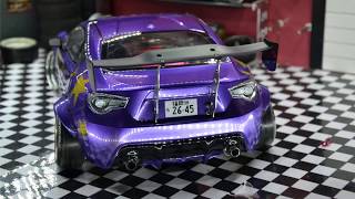 MP Tamiya GT86  BRZ RC Body Drifting making of [upl. by Heshum]