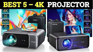 Top 5 Best 4K Projector of 2024 [upl. by Allenrac289]