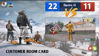 CUSTOMER ROOM CARD  WITH RANDOM PLAYERS  bgmi pubg esports gameplay youtube youtuber [upl. by Assyle]