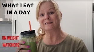 WHAT I EAT IN A DAY FOR WEIGHT WATCHERS [upl. by Anaile]