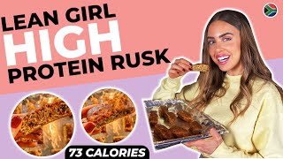 LEAN GIRL Low Calorie High Protein Rusk Recipe  Guilt Free SA Favourites [upl. by Lindemann711]