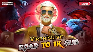 AAJ CAMPERS KO PELTE HAI 😅 RP GIVEAWAY COMING SOON 🥳VIRENisLive LAT NIGHT CHILL STREAM [upl. by Demha]