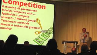 Health care rationing  budget cuts and government spending  health care futurist speaker [upl. by Myrtia]