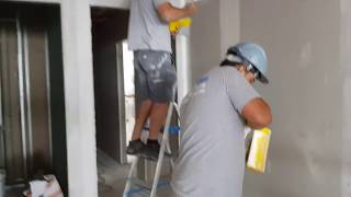 DRYWALL  TREINAMENTO DE TRATAMENTO DE JUNTAS EM BALNEÁRIO CAMBURIÚ SC [upl. by Joell]