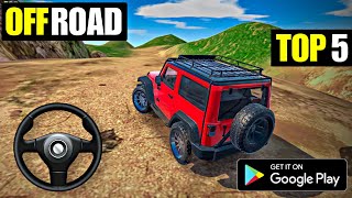 TOP 5 Offroad Games For Android  Best Offroading Games On Android⚡ [upl. by Sanderson]