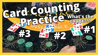 Blackjack CARD COUNTING Practice  Three Hand Special  Part 1 [upl. by Tupler]