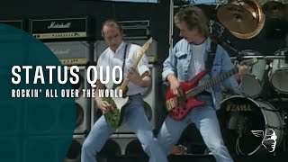 Status Quo  Rockin All Over The World Live At Knebworth [upl. by Nodnelg453]