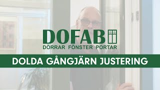 Justering av dolda gångjärn  DOFAB [upl. by Roe481]