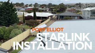 Starlink Gen 3 Installation in Port Elliot South Australia [upl. by Nreval]