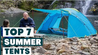 Best Summer Tents 7 MustHave Picks for Campers [upl. by Amyas943]