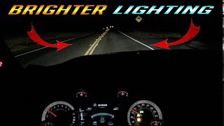 RAM 1500 UPGRADED Headlight Bulbs [upl. by Anitan]