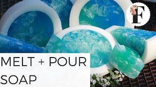 Easy Rimmed Melt and Pour Soap Tutorial  Melt and Pour Soapmaking  how to make melt and pour soap [upl. by Niawd]