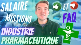 💊💰 Industrie pharmaceutique  SALAIRE AVANTAGES INCONVENIENTS QUOTIDIEN [upl. by Priscilla]