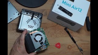 Geekom Mini Air12 zerlegen  MiniPC aufrüsten reparieren Lüfter und Teile tauschen [upl. by Bernie]