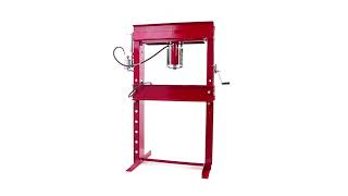 SUNEX 50Ton AirHydraulic Shop Press Model 5750AH [upl. by Lrig]