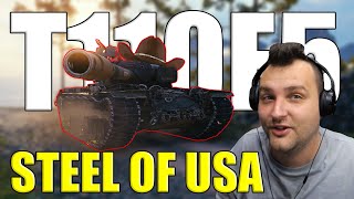 American HEAVY with Armor amp Precision T110E5  World of Tanks [upl. by Enrol38]