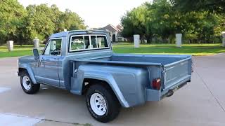 1982 Jeep J10 4x4 sportside pick up 360 V8 automatic [upl. by Thecla]