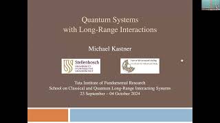 Prof MichaelKastner  23 September 2024  Session 1 [upl. by Verine611]