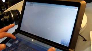 MSI dual touchscreen netbook prototype [upl. by Niwrehs]