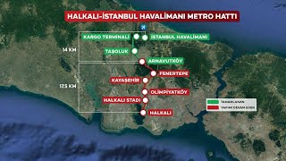 Halkalı  İstanbul Havalimanı Metro Hattında Sona Gelindi [upl. by Eudosia]