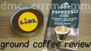 Lidl Bellarom Espresso Ground Coffee Review [upl. by Llatsyrk]