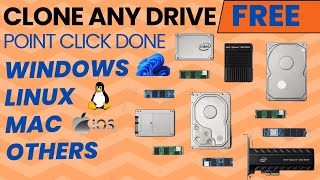 Free and Easy SSD Cloning Software  Windows Linux and Mac IOS [upl. by Weed]