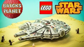 Millennium Falcon 75105 LEGO Star Wars  Stop Motion Review [upl. by Repsihw540]