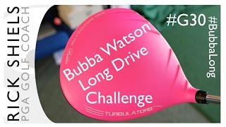 BUBBA WATSONS PING G30 DRIVER CHALLENGE [upl. by Ludovick]