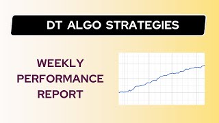 Weekly Performance Report  Algo Trading  Derive Trading [upl. by Nosde244]