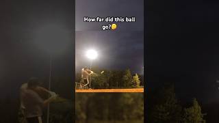 Softballs can travel far🚀 youtubeshorts baseball softball [upl. by Christye]