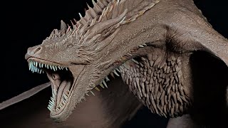 Sculpting a Dragon from Game of Thrones in Monster Clay  Step by Step Process [upl. by Goodrich]