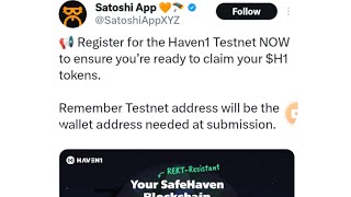 how to register on Haven1 testnet tutorial [upl. by Milson947]