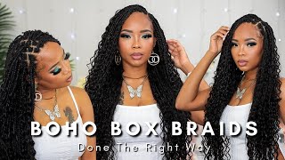 How To BOHO Box Braid For Beginners feat YG Wig Hair [upl. by Aneeh550]