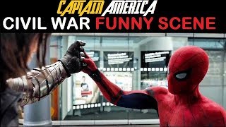 Captain America Civil War Funny Scenes in HINDI [upl. by Sandeep]