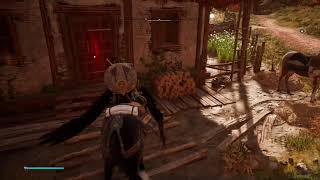 How to break barred door with help of mount  Assassins Creed Valhalla [upl. by Anibor]