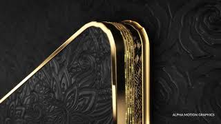 Black Gold 3D Logo Reveal in After Effects  Element 3D  Alpha Motion Graphics  logointro ae [upl. by Eelorac]