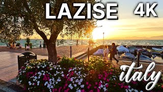 LAZISE  Lake Garda  Complete Tour 4K  Lago di Garda 2023  Italy [upl. by Buddie]