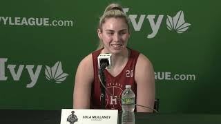 Ivy Madness 2024  Harvard Womens Basketball Thursday Press Conference [upl. by Brill]